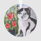 Siamkatze Ornament (Rückseite)