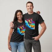 Siamkatze surft T-Shirt (Unisex)