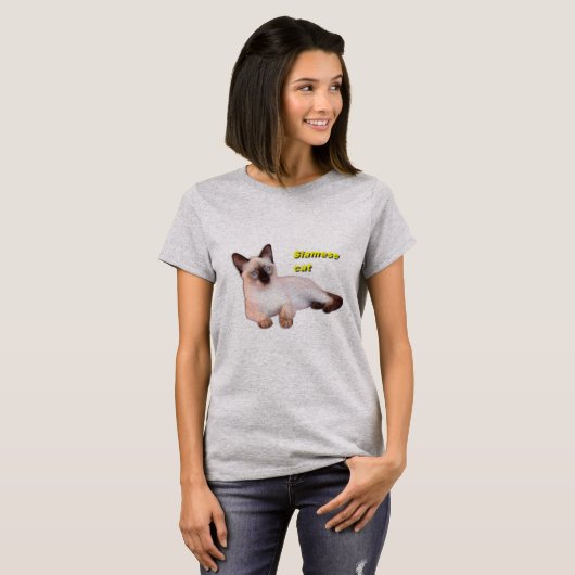 Siamkatze T-Shirt (Vorne ganz)