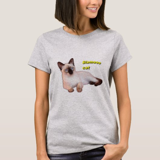 Siamkatze T-Shirt (Vorderseite)