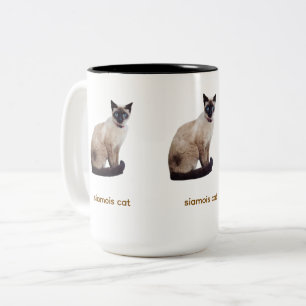 Siamkatzen-Tasse Zweifarbige Tasse