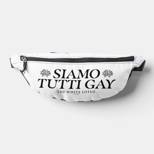 Siamo Tutti Gay - The White Lotus Bauchtasche (Ablage )
