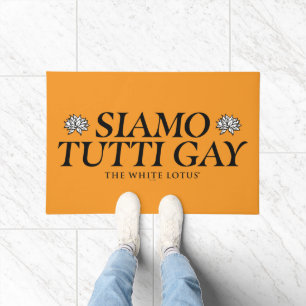 Siamo Tutti Gay - The White Lotus Fußmatte