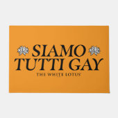 Siamo Tutti Gay - The White Lotus Fußmatte (Vorderseite)