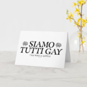 Siamo Tutti Gay - The White Lotus Karte (Gelbe Blume)