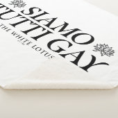 Siamo Tutti Gay - The White Lotus Sherpadecke (3/4)