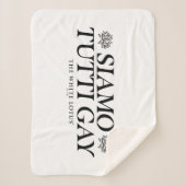 Siamo Tutti Gay - The White Lotus Sherpadecke (Vorderseite)