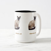 siamois cat mug zweifarbige tasse (VorderseiteRechts)