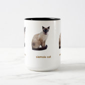 siamois cat mug zweifarbige tasse (Mittel)