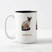 siamois cat mug zweifarbige tasse (Links)