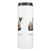 siamois cat Thermal Tumble Thermosbecher (Rückseite)
