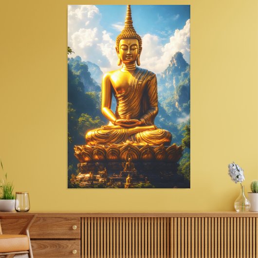 Siam's Golden Soul Leinwanddruck (Insitu (Wohnzimmer))