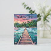 Siargao-Insel Philippinen Postkarte (Stehend Vorderseite)