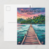 Siargao-Insel Philippinen Postkarte (Vorne/Hinten)