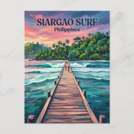 Siargao-Insel Philippinen Postkarte