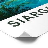 Siargao Island Philippines Reisen Print Poster (Ecke)