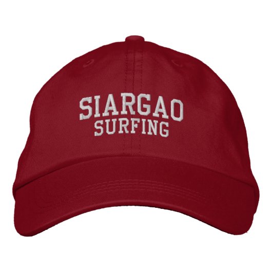 Siargao Philiippines Baseball Hat Bestickte Baseballkappe (Vorderseite)