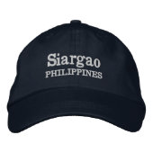 Siargao Philiippines Baseball Hat Bestickte Baseballkappe (Vorderseite)