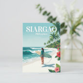 Siargao Philippinen Postkarte (Stehend Vorderseite)