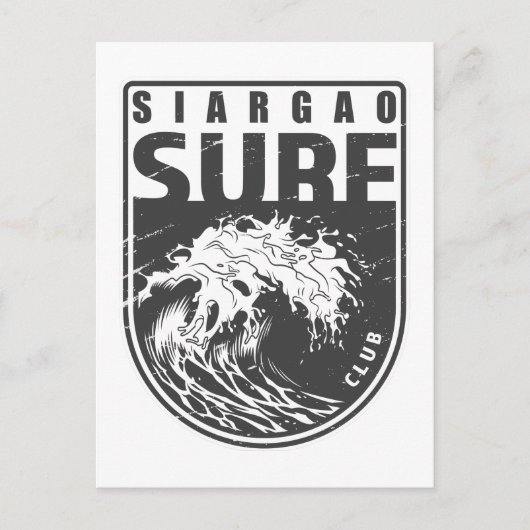 Siargao Surf Club Postkarte (Vorderseite)
