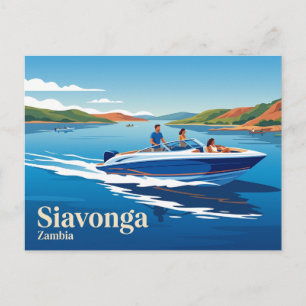 Siavonga Wassersport, Lake Kariba Sambia Postkarte