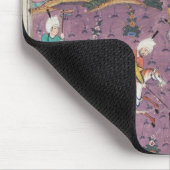 Siavosh, das Polo mit Afrasiab spielt Mousepad (Ecke)