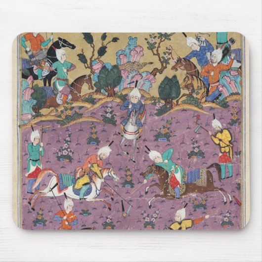 Siavosh, das Polo mit Afrasiab spielt Mousepad (Vorne)