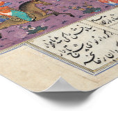 Siavosh Playing Polo with Afrasiab Poster (Ecke)