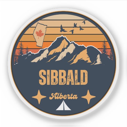 Sibbald, Alberta Aufkleber (Vorderseite)