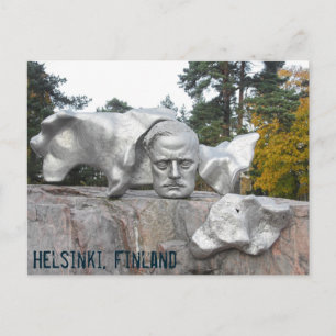 Sibelius-Denkmal, Helsinki, Finnland Postkarte