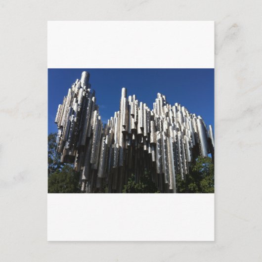 Sibelius-Denkmal Postkarte (Vorderseite)