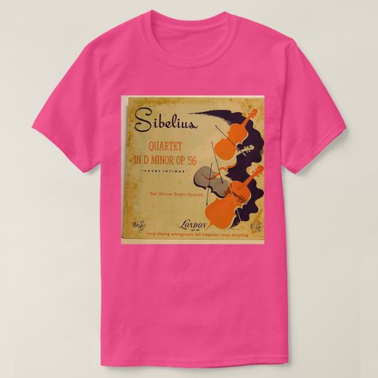 Sibelius Griller String Quartett T-Shirt (Design vorne)