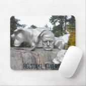 Sibelius monument, Helsinki, Finnland Mousepad (Mit Mouse)