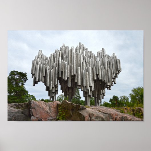 Sibelius Monument, Helsinki, Finnland Poster (Vorne)