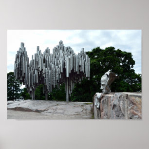 Sibelius Monument, Helsinki, Finnland Poster