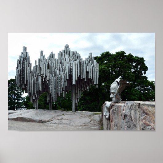 Sibelius Monument, Helsinki, Finnland Poster (Vorne)