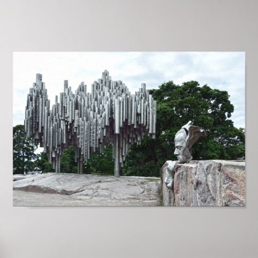 Sibelius Monument, Helsinki, Finnland Poster (Vorne)