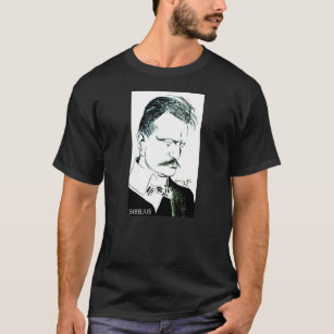 Sibelius: Skizze von Albert Engström (1904) T - Sh T-Shirt