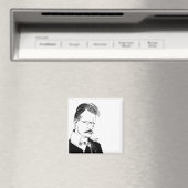 Sibelius: Zeichnung von Albert Engström (1904) Magnet (In Situ (Geschirrspüler))