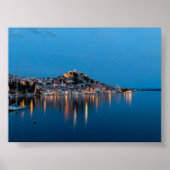 Sibenik at blue hour poster (Vorne)