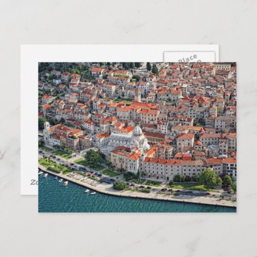 Sibenik Postkarte (Vorne/Hinten)