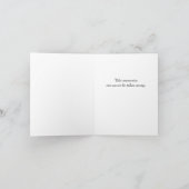 Siberian Cat Sympathy Card Karte (Innenseite)