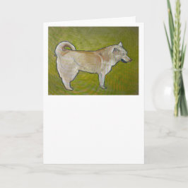Siberian Huskie Grußkarte Karte