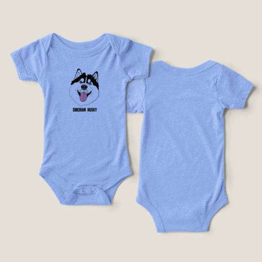 SIBERIAN HUSKY (Design Vorderseite & Rückseite)