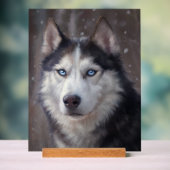 Siberian Husky Acrylschild (Neutral)