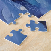 Siberian Husky Arctic Sled Run Christmas Hat Puzzle (Seite)