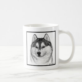 Siberian Husky Art von Glenda S. Harlan Kaffeetasse