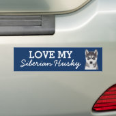 Siberian Husky Autoaufkleber (Auf Auto)