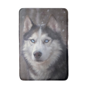 Siberian Husky Badematte