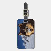 Siberian Husky Bag Tag Gepäckanhänger (Vorderseite vertikal)